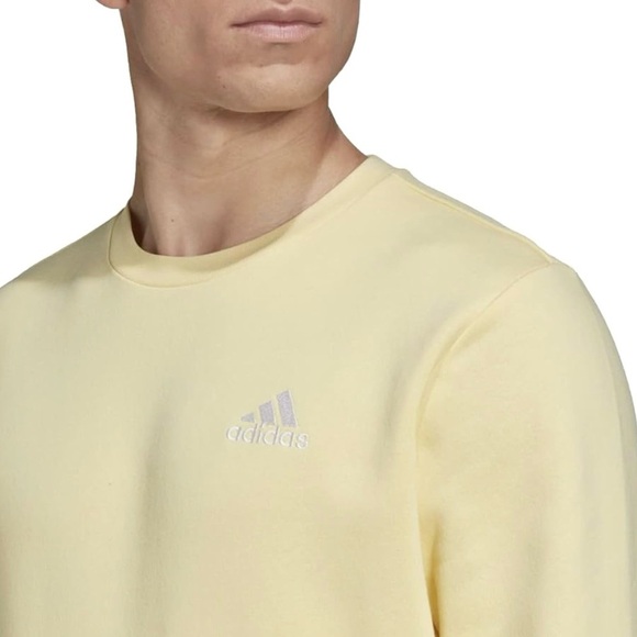Adidas Men's Essentials Fleece Sweatshirt - Picture 1 of 8
